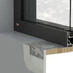 Rylock Architectural Aluminium Series Double Hung Plaster Reveal Offset