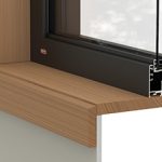 Rylock Architectural Aluminium Series Sliding Window Hardwood Reveal