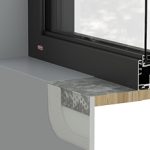 Rylock Architectural Aluminium Series Sliding Window Plaster Reveal Offset