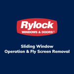 Rylock Sliding Window Operation & Adjustment Video