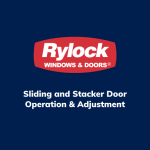 Rylock Sliding and Stacker Door Operation & Adjustment Video
